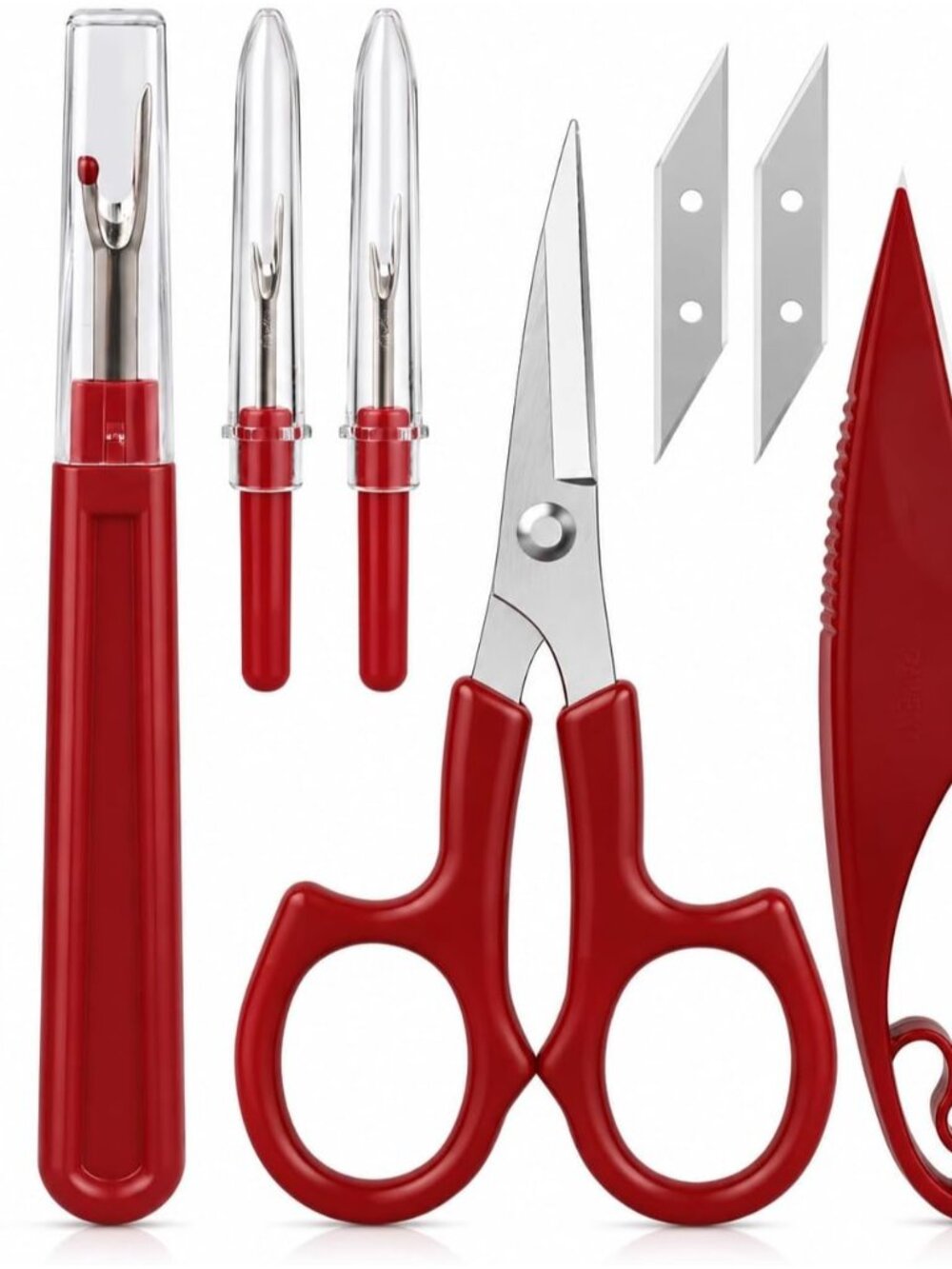Sewing Seam Ripper Tool,Stitch Remover and Thread Cutter with 2Big+2Small Seam R